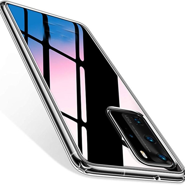 Huawei P40 Pro - Iskuja vaimentava suojakuori Transparent/Genomskinlig