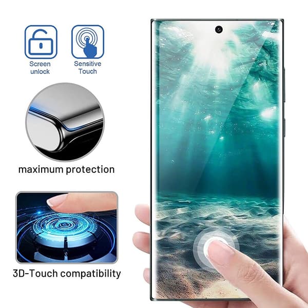 3D HD 0,3 mm:n näytönsuoja Samsung Galaxy S24:lle Transparent