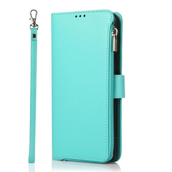 Praktisk lommebokdeksel - Samsung Galaxy S21 Ultra Grön