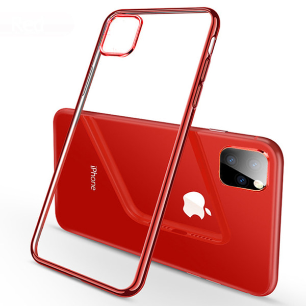 Slitt�ligt Silikonskal - iPhone 11 Pro Röd