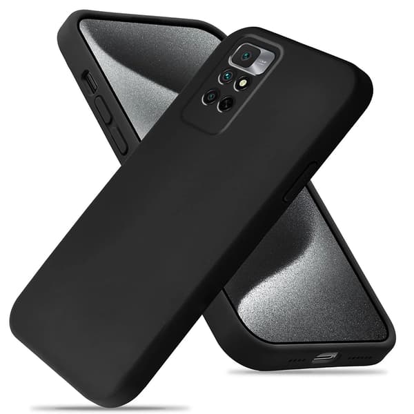 Redmi Note 11 Pro 5G - Stilrent Skyddsskal i Matt Silikon Svart