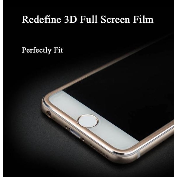 iPhone 6/6S HuTech (2-PACK) näytönsuoja-FULL COVER 3D RAM-muistilla Guld