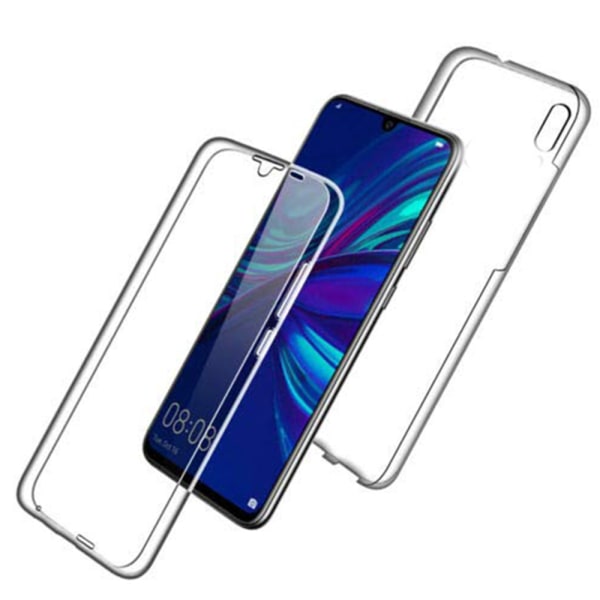 Huawei Y5 2019 - Robust dobbeltsidet beskyttelsescover Blå