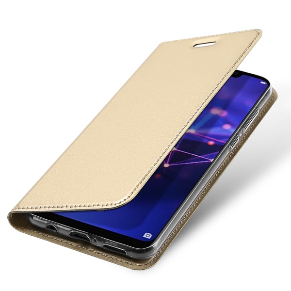 DUX DUCIS Elegant Fodral med Kortfack till Huawei Mate 20 Lite Guld