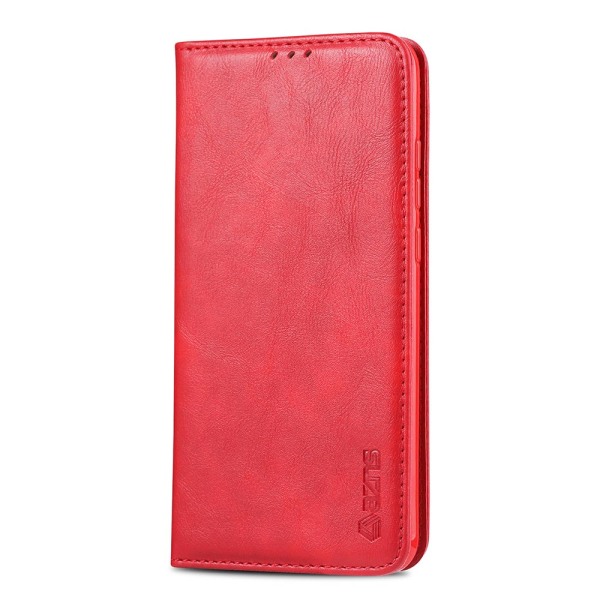 Gjennomtenkt AZNS lommebokdeksel - Huawei Y6 2019 Röd