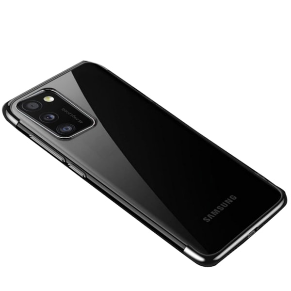 Samsung Galaxy A41 - Genomtänkt Skyddsskal Silver