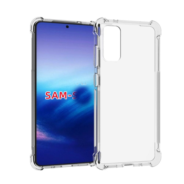 Eksklusivt stødabsorberende cover - Samsung Galaxy A02S Transparent/Genomskinlig