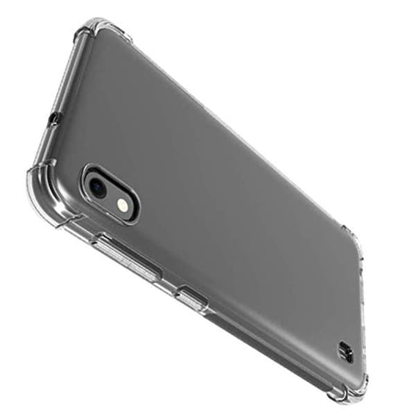 Slittåligt Silikonskal - Samsung Galaxy A10 Svart/Guld
