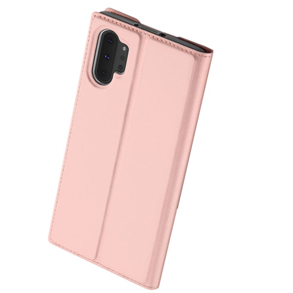 Samsung Galaxy Note10 Plus - Plånboksfodral (Dux Ducis) Roséguld