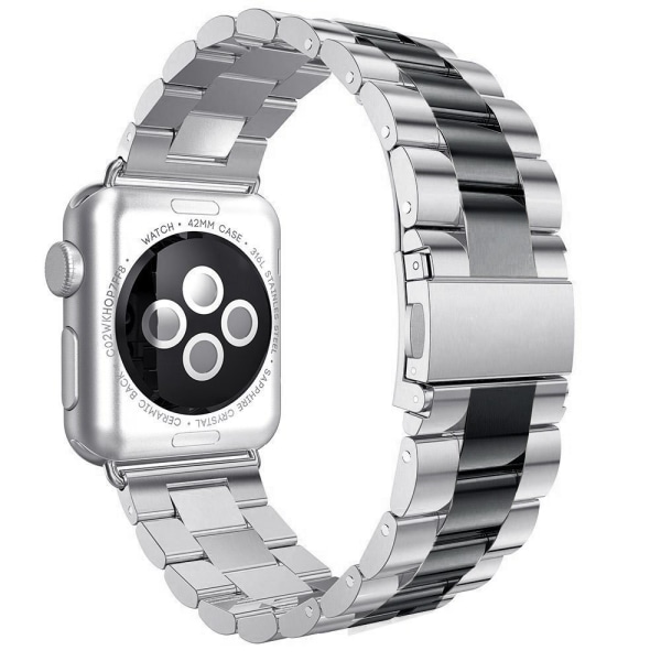 Apple Watch 40mm (4) - Infiland-Classic linkit teräksestä Silver/Svart