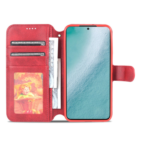 Smidigt Pl�nboksfodral - Samsung Galaxy S21 FE Röd