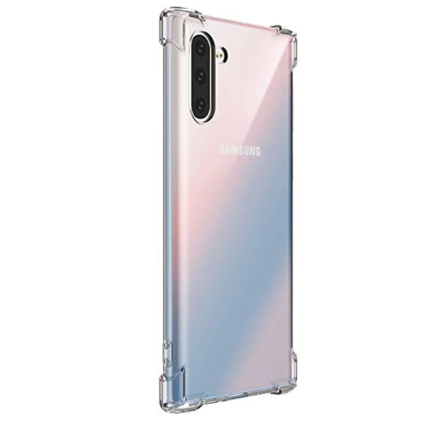 Suojakuori (paksu kulma) - Samsung Galaxy Note10 Transparent/Genomskinlig