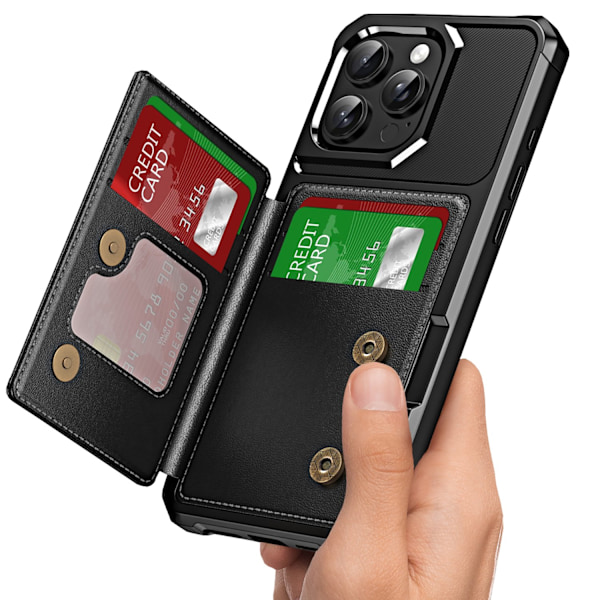 iPhone 13 Pro Max Fodral - Smart Kortförvaring & Stativfunktion