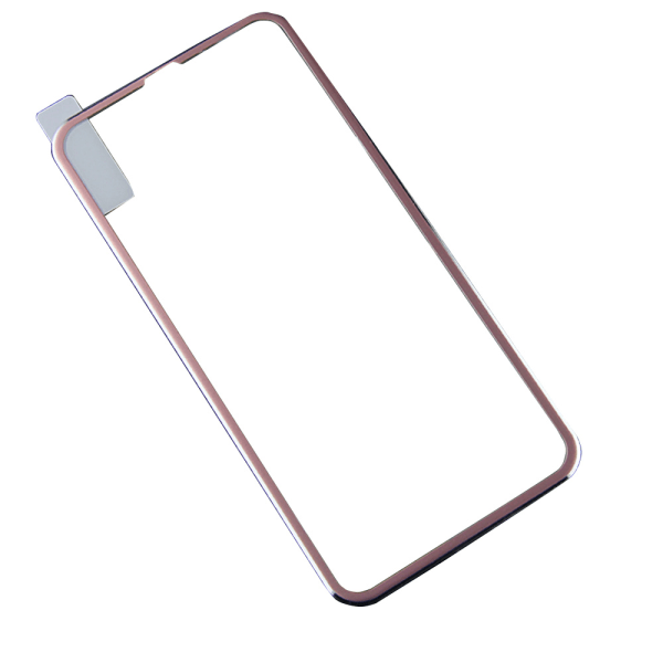 iPhone 11 Pro Max skærmbeskytter 3D aluminiumsramme 4-PACK Röd