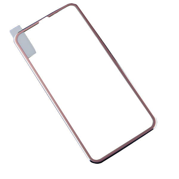 iPhone 11 Pro Max Skärmskydd 3D Aluminiumram 4-PACK Röd