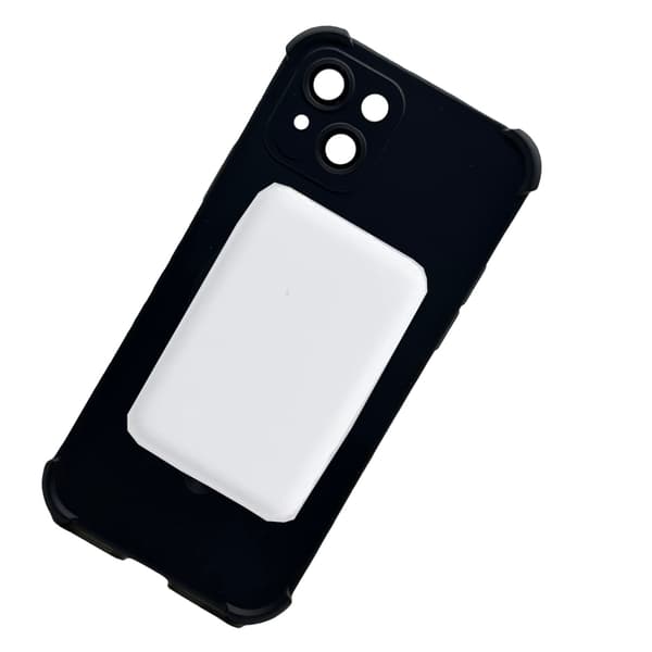 iPhone 15 - Silikonskal med Magnetiskt Stötskydd Mint
