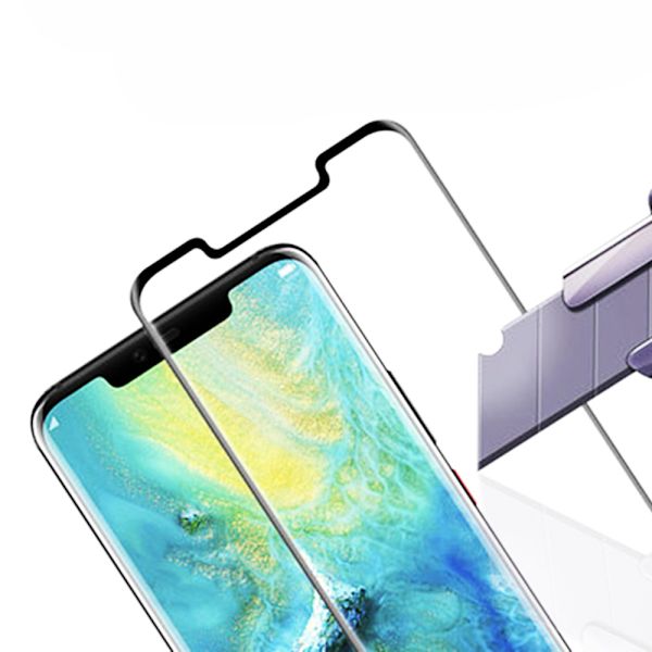 HuTechs Skärmskydd i FullGlue-utförande för Huawei Mate 20 Pro Svart