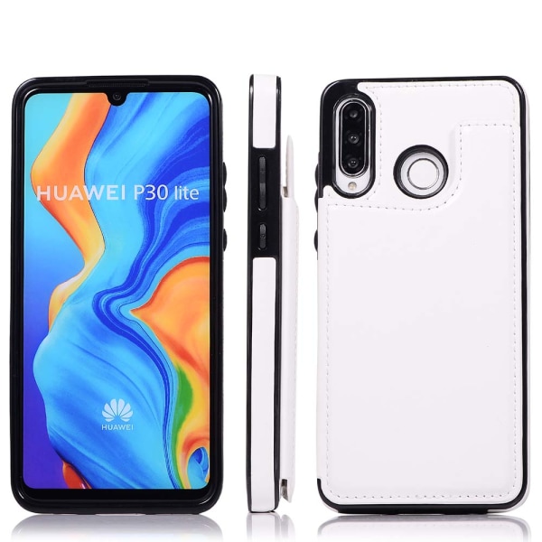 Cover med kortrum - Huawei P30 Lite Blå