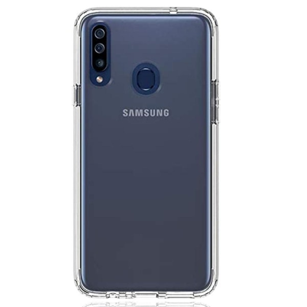 Silikonikotelo FLOVEME - Samsung Galaxy A20S Transparent/Genomskinlig