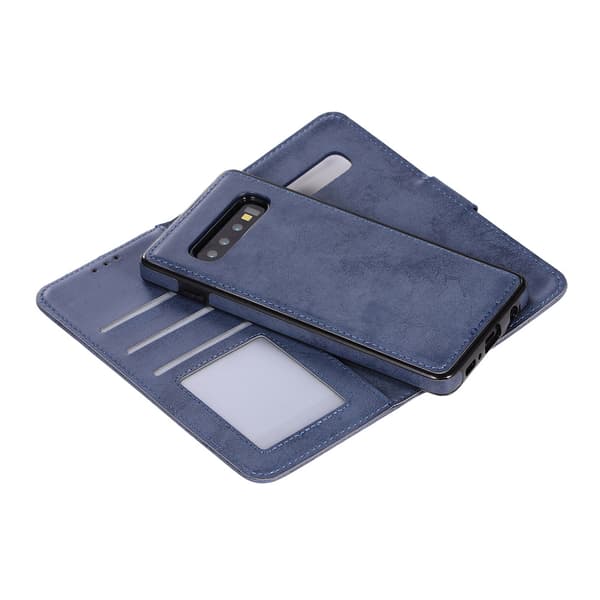 Samsung Galaxy S10 - Smart Dubbelfunktion Fodral Brun