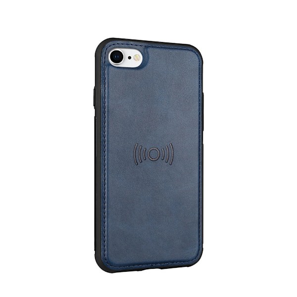 Elegant Plånboksfodral Dubbelfunktion - iPhone 7 Blå
