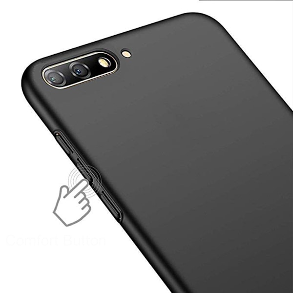 Huawei Y6 2018 - Stilsäkert Smart Silikonskal Svart