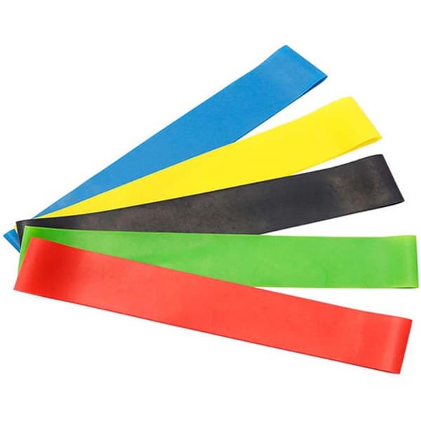 5-Pack Motstånds Gummiband Flerfärgad