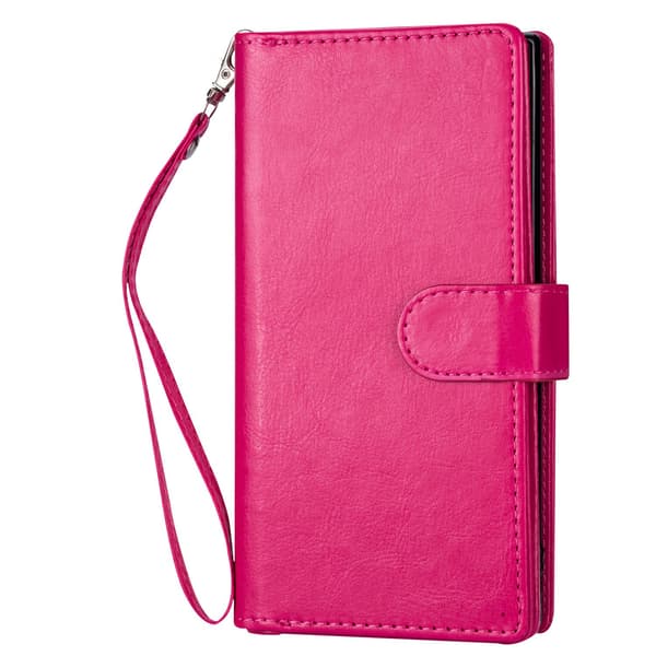 Samsung Galaxy S23 Ultra - Robust 9-Kort Plånboksfodral Roséguld