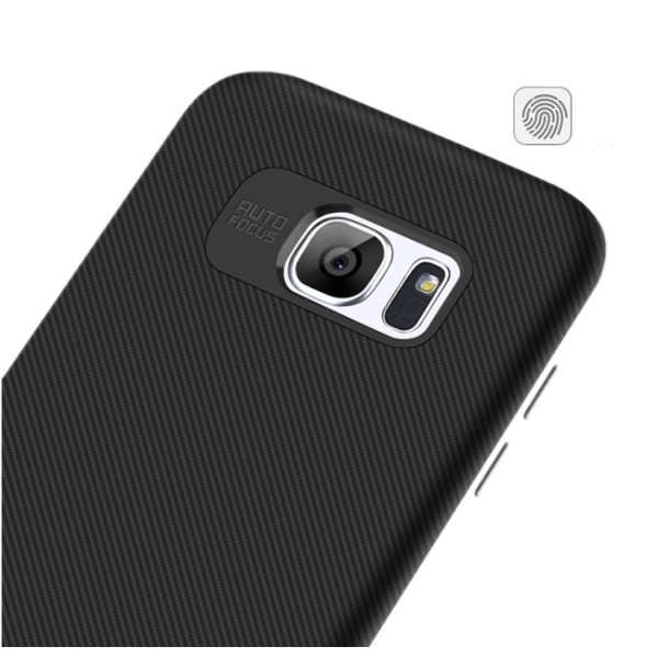 Stilfuldt cover til Galaxy S8 fra FLOVEME's (CARBON-serien) Silver