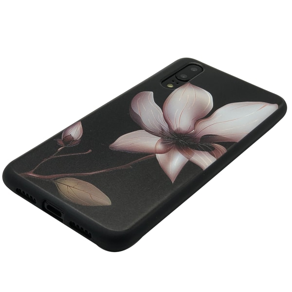 LEMAN cover med blomstermotiv til Huawei P20 Pro 2