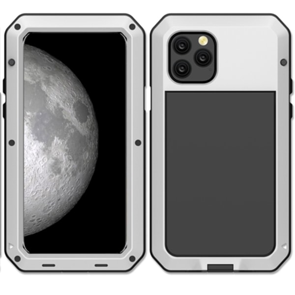 Støtdempende (heavy duty) aluminiumsdeksel - iPhone 11 Pro Max Vit