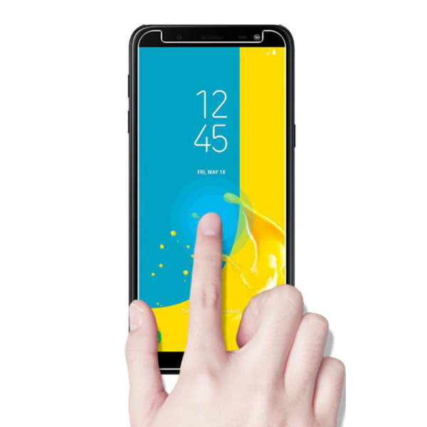 MyGuards skærmbeskytter til Samsung Galaxy J6 2018 Screen-Fit Transparent/Genomskinlig