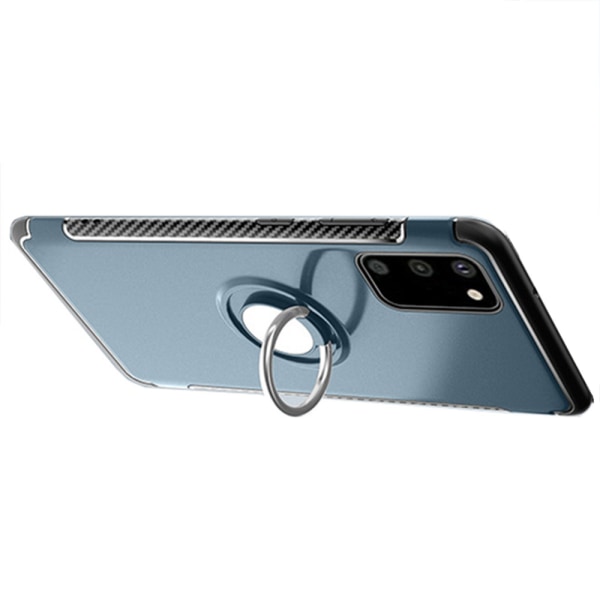 Samsung Galaxy S20 - Glat cover med ringholder Svart