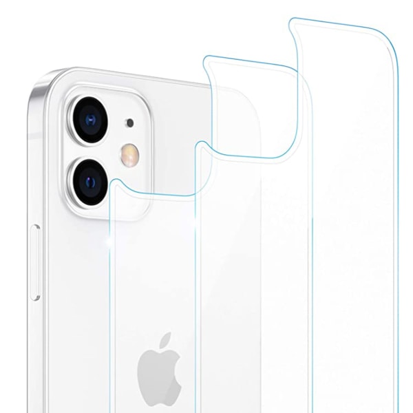 2-PAK Fram- og Baksida Skjermbeskytter 0,3mm iPhone 12 Pro Transparent/Genomskinlig