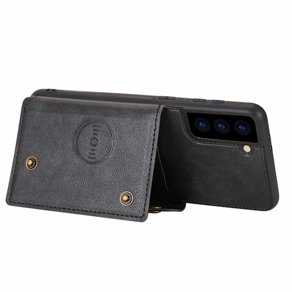 Skal med Kortfack - Samsung Galaxy S23 Svart