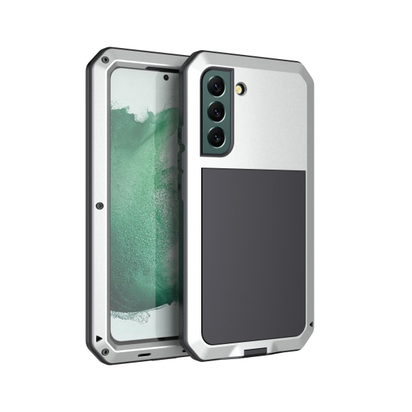 Robust 360-graders beskyttelsesdeksel i aluminium - Samsung Galaxy S22 Plus Röd