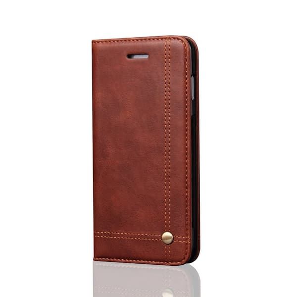 Smart och Elegant Plånboksfodral till iPhone X/XS Ljusbrun