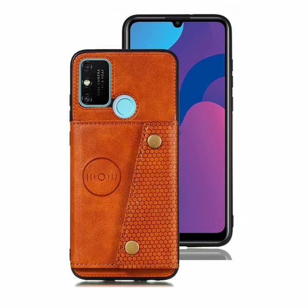 Smidigt Skal med Kortfack - Samsung Galaxy A21S Grå