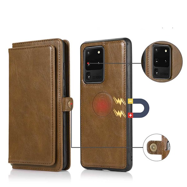 Stilfuldt Pungetui - Samsung Galaxy S20 Ultra Mörkblå