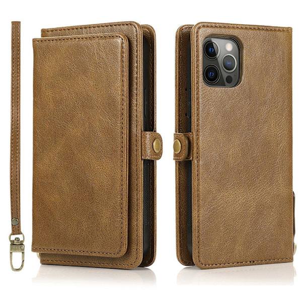 Smidig 2 i 1 Plånboksfodral - iPhone 12 Pro Röd