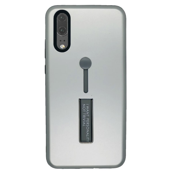 Skyddande Smart Skal (KISSCASE) - Huawei P20 Silver