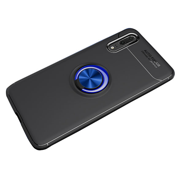 Huawei P20 Pro - Stilrent Skal med Ringh�llare Röd/Röd