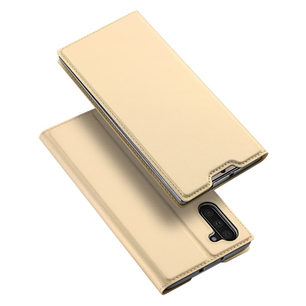 Samsung Galaxy Note10 - Elegant Plånboksfodral DUX DUCIS Guld