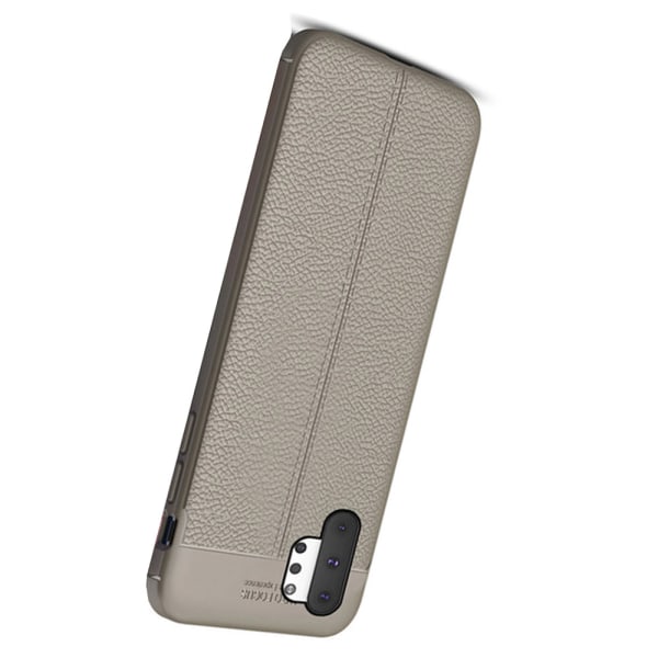 Stilfuldt silikonecover (autofokus) - Samsung Galaxy Note10 Plus Svart
