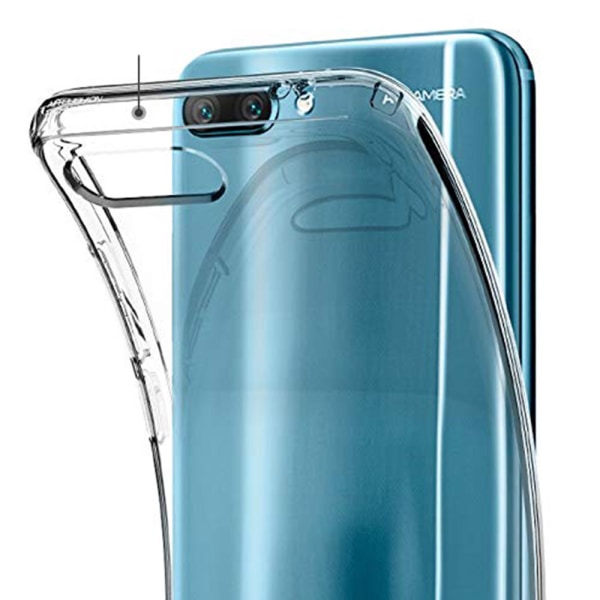 Slitstarkt Floveme Silikonskal - Huawei Honor 10 Transparent/Genomskinlig