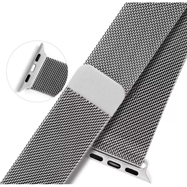 Apple Watch 40mm - Länk i Rostfritt stål från LEMAN Grå