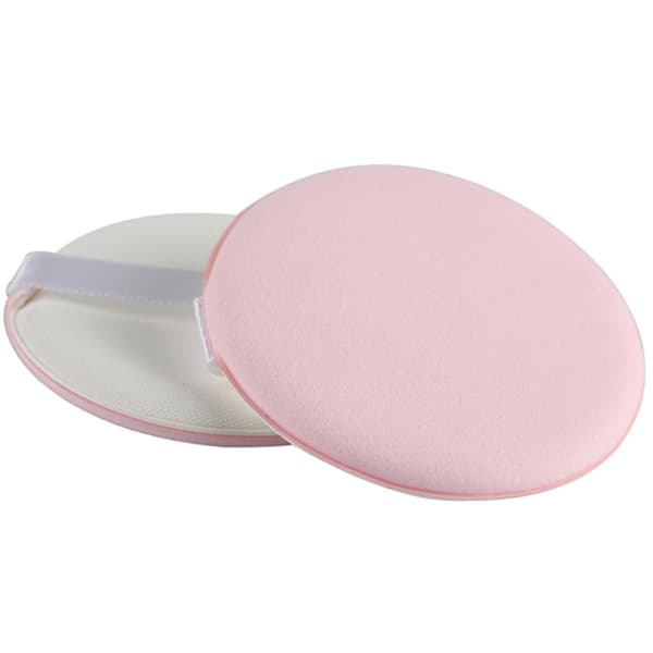 3-PACK Kosmetisk Svamp Ansiktspuff Naturligt Material Rosa