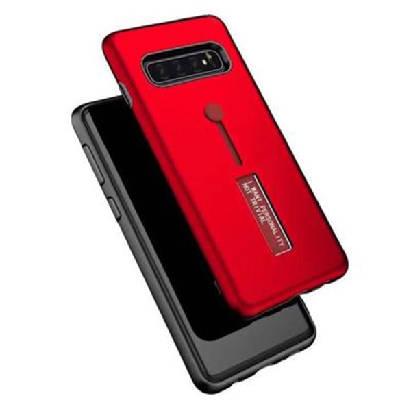 Samsung Galaxy S10E - Stilsäkert Skyddande Skal (KISSCASE) Röd