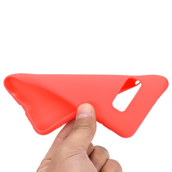 Stilsäkert Silikonskal - Samsung Galaxy S10e Röd