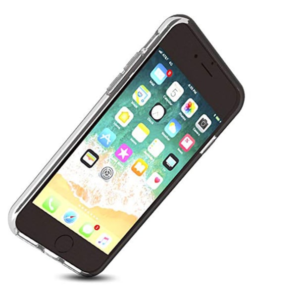 Skyddande FLOVEME Silikonskal - iPhone SE 2020 Transparent/Genomskinlig